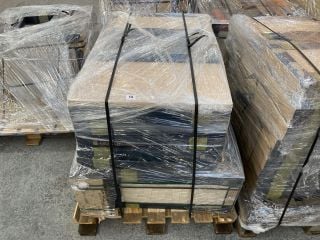 PALLET OF ALELUIA TO INCLUDE 600 X 300MM TILES IN URBAN STONE GREY & PIAZEN CUBIC IVORY APPROX 45M2 IN TOTAL WEIGHT OF PALLET 682KG - RRP £2172: LOCATION - D2 (KERBSIDE PALLET DELIVERY)