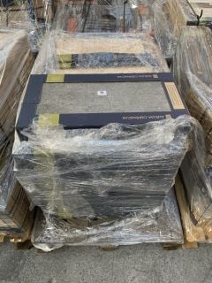 PALLET OF ALELUIA CERAMICS 600 X 300MM TILES IN URBAN STONE GREY, APPROX 41M2 IN TOTAL WEIGHT OF PALLET 616KG - RRP £1962: LOCATION - D2 (KERBSIDE PALLET DELIVERY)