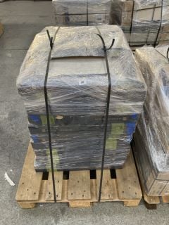 PALLET OF ALELUIA TO INCLUDE 600 X 300MM TILES IN PIAZN CUBIC OYSTER, PIAZEN OYSTER, HIMALAYAN WHITE, PIAZAN IVORY, APPROX 42M2 IN TOTAL, TOTAL WEIGHT OF PALLET 638KG - RRP £2032: LOCATION - C4 (KERB