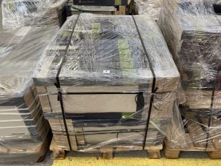 PALLET OF ALELUIA CERAMICS 600 X 300MM TILES IN PIAZEN OYSTER, APPROX 47M2 IN TOTAL WEIGHT OF PALLET 704KG - RRP £2243: LOCATION - D2 (KERBSIDE PALLET DELIVERY)