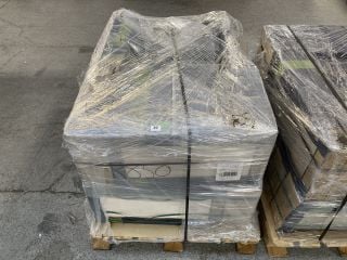 PALLET OF ALELUIA CERAMICS 600 X 300MM TILES IN ALPE WHITE, APPROX 44M2 IN TOTAL WEIGHT OF PALLET 660KG - RRP £2102: LOCATION - C4 (KERBSIDE PALLET DELIVERY)