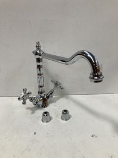 CLASSIC FRENCH STYLE MONO KITCHEN SINK MIXER TAP IN CHROME - RRP £250: LOCATION - R1