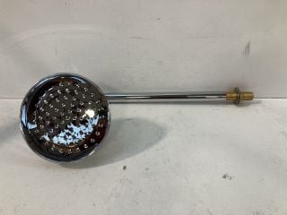 TRADITIONAL ROSE SHOWER HEAD IN CHROME WITH WALL MOUNTED ARM - RRP £185: LOCATION - R1