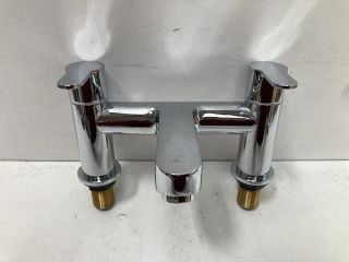 DECK MOUNTED BATH FILLER IN CHROME - RRP £270: LOCATION - RACKING 2