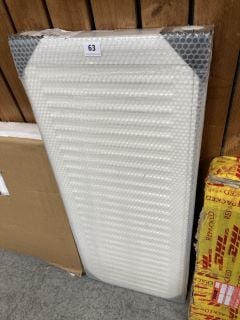 MILANO SINGLE COMPACT RADIATOR 1000 X 400MM - RRP £160: LOCATION - D3