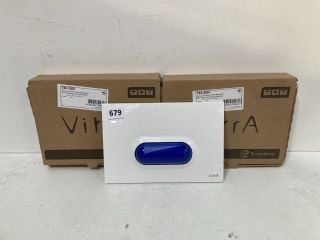 2 X VITRA WALL MOUNTED FLUSH PLATES: LOCATION - RACKING 2