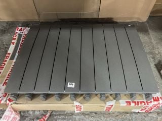 TERMA ANTHRACITE HORIZONTAL DESIGNER ALUMINIUM RADIATOR 800 X 600MM: LOCATION - RACKING 2