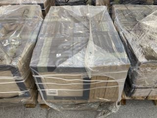 PALLET OF ALELUIA CERAMICS 450MM2 TILES IN HIMALAYAN BEIGE, APPROX 36M2 IN TOTAL WEIGHT OF PALLET 720KG - RRP £1745: LOCATION - D2 (KERBSIDE PALLET DELIVERY)