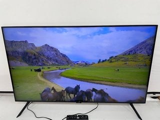 SAMSUNG QLED 50" TV: MODEL NO QE50Q80TAU (WITH STAND, REMOTE X 2 & POWER CABLE) [JPTM127738]