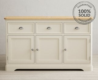 MADLEY/NEWTON/BRIDSTOW CREAM LARGE SIDEBOARD - RRP £549: LOCATION - B3