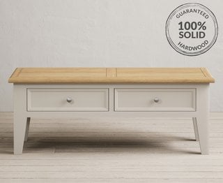 WEYMOUTH/HEMSBY SOFT WHITE COFFEE TABLE - RRP £359: LOCATION - B3