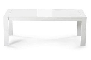 BALTIMORE EXT. HIGH GLOSS WHITE TABLE - RRP £599: LOCATION - B4