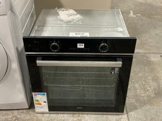 BEKO BUILT IN SINGLE ELECTRIC OVEN: MODEL BBIS25300XC - RRP £289: LOCATION - D3