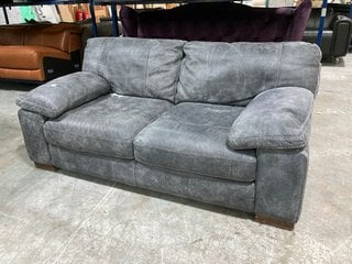 LINARA 2 SEATER FULL BACK SOFA IN UTAH GREY: LOCATION - D7