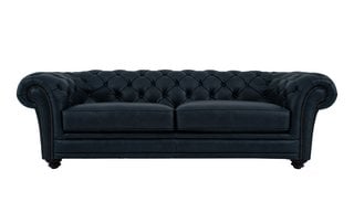 FABB FURNITURE EX-DISPLAY SAVANNAH DISPLAY 3 SEATER SOFA 60/24 NAVY - RRP £3598 (UNUSED RETAIL STOCK): LOCATION - D7