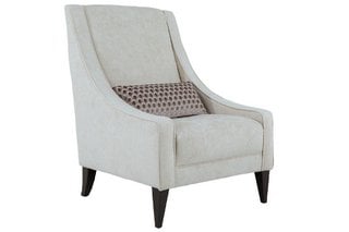 FABB FURNITURE EX-DISPLAY MELODY DISPLAY ACCENT CHAIR (1 PATTERN BOLSTER SC) PEARL COLLECTION - RRP £1598 (UNUSED RETAIL STOCK): LOCATION - D7