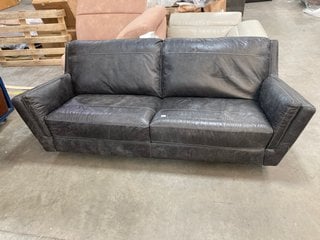 FELLINI 3 SEATER FULL BACK SOFA IN TEXAS GREY: LOCATION - B5