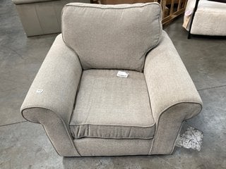 ASHFORD ARMCHAIR IN CHERUB MINK - RRP £1349: LOCATION - B6