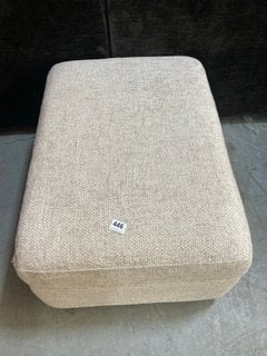 DOWNTOWN STORAGE FOOTSTOOL IN BASKETWEAVE CREAM - RRP £249: LOCATION - B6