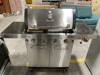 CHAR-BROIL PROFESSIONAL PRO TRU-INFRARED GAS 4 BURNER BBQ - RRP £998: LOCATION - D3 (KERBSIDE PALLET DELIVERY)