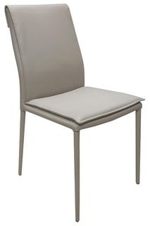 FABB FURNITURE EX-DISPLAY PIERRE DISPLAY TALIA DINING CHAIR MOCHA - RRP £278 (UNUSED RETAIL STOCK): LOCATION - A8