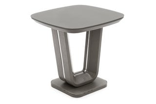 FABB FURNITURE EX-DISPLAY STOCKHOLM DISPLAY SIDE TABLE GRAPHITE GREY - RRP £518 (UNUSED RETAIL STOCK): LOCATION - A5