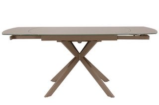 FABB FURNITURE EX-DISPLAY EVOLUTION DISPLAY MOTION DINING TABLE - CAPPUCCINO - RRP £1798 (UNUSED RETAIL STOCK): LOCATION - A5