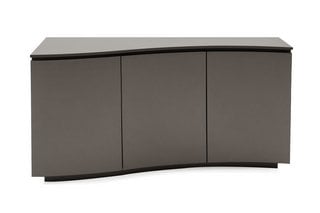 FABB FURNITURE EX-DISPLAY STOCKHOLM DISPLAY SIDEBOARD WITH LED LIGHT GREY - RRP £1498 (UNUSED RETAIL STOCK): LOCATION - A5