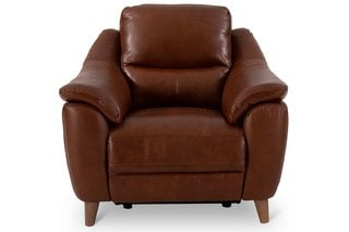 FABB FURNITURE EX-DISPLAY FRANCIS DISPLAY POWER RECLINER CHAIR (AH8MG) 60/07 MONTANA BUTTERSCOTCH - RRP £1598 (UNUSED RETAIL STOCK): LOCATION - A6