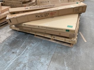 PALLET OF ASSORTED INCOMPLETE FURNITURE TO INCLUDE JOHN LEWIS & PARTNERS PILLOW BED FRAME (BOX 2 OF 2): LOCATION - B8 (KERBSIDE PALLET DELIVERY)