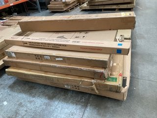 PALLET OF ASSORTED INCOMPLETE FURNITURE TO INCLUDE SPINDLE STORAGE BED ( BOX 1 OF 5): LOCATION - B8 (KERBSIDE PALLET DELIVERY)