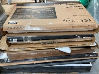 (COLLECTION ONLY) PALLET OF ASSORTED TVS SPARES AND REPAIRS ONLY (PCBS REMOVED): LOCATION - A3