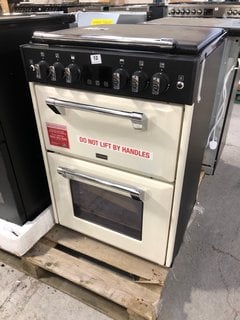 STOVES RICHMOND 60G 60CM GAS DOUBLE COOKER IN CLASSIC CREAM - MODEL 444444725 - RRP £999.99: LOCATION - B1