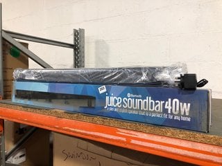 2 X JUICE SPEAKER 40W SOUND BARS IN BLACK: LOCATION - BR7