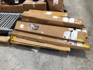 PALLET OF ASSORTED JOHN LEWIS & PARTNERS LIGHTING ITEMS TO INCLUDE JOHN LEWIS & PARTNERS TOMMY FLOOR LAMP BASE ONLY: LOCATION - A4 (KERBSIDE PALLET DELIVERY)