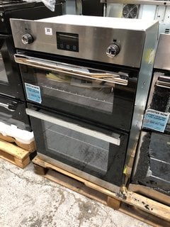 BELLING BI902G 90CM BUILT IN DOUBLE GAS COOKER IN STAINLESS STEEL - MODEL 444444795 - RRP £699.99: LOCATION - B2