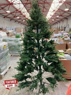 HOME REFLECTIONS 7FT CHRISTMAS TREE IN GREEN - RRP £135: LOCATION - B7