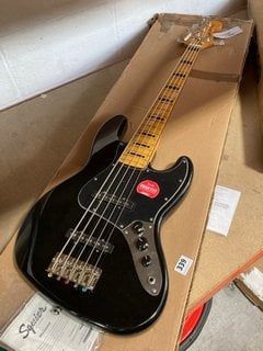 SQUIER BY FENDER JAZZ BASS IN BLACK: LOCATION - BR16