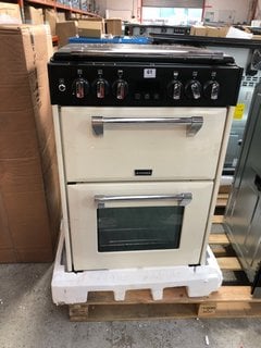 STOVES RICHMOND 600DF DUAL FUEL COOKER IN CREAM MODEL : 444444722 RRP - £849: LOCATION - B4