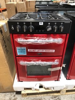 BELLING FARMHOUSE 60DF 60CM DUAL FUEL COOKER IN JALAPENO MODEL : 444444715 RRP - £859: LOCATION - B5