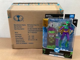 BOX OF 6 X DC MULTIVERSE BATGIRL FIGURES: LOCATION - F3