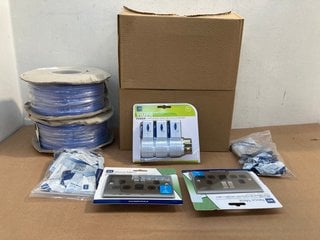 QTY OF ASSORTED ITEMS TO INCLUDE 2 X CABLE REELS: LOCATION - F3