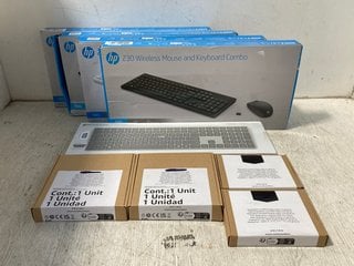 9 X TECH ITEMS TO INCLUDE HP MICROSOFT OFFICE SURFACE KEYBOARD: LOCATION - WH3