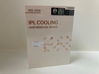 IPL COOLING HAIR REMOVAL DEVICE - MODEL SKB-2008: LOCATION - E1