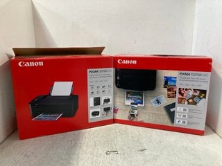 2 X CANON PIXMA TS3750I MULTI-PURPOSE PRINTERS IN BLACK: LOCATION - WH5