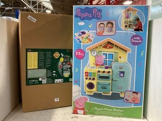 KLEIN BOSCH WORKERS STATION TO INCLUDE PEPPA PIG STANDING KITCHEN SET: LOCATION - WH5