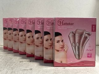 8 X HATTEKER 3 IN 1 LADY SHAVER SETS - COMBINED RRP £200: LOCATION - H14