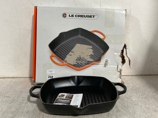 LE CREUSET ENAMELLED CAST IRON FONTE SIZZLE GRILL: LOCATION - H13