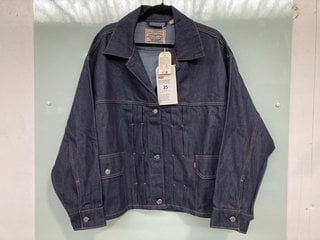 LEVIS WELL-THREAD IRIS RELAXED TYPE LI TRUCKER JACKET - UK SIZE X-SMALL - RRP £190: LOCATION - BOOTH