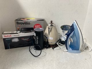 QTY OF ASSORTED HOUSEHOLD ITEMS TO INCLUDE BREVILLE ULTIMATE DEEP FILL TOASTIE MAKER: LOCATION - H1